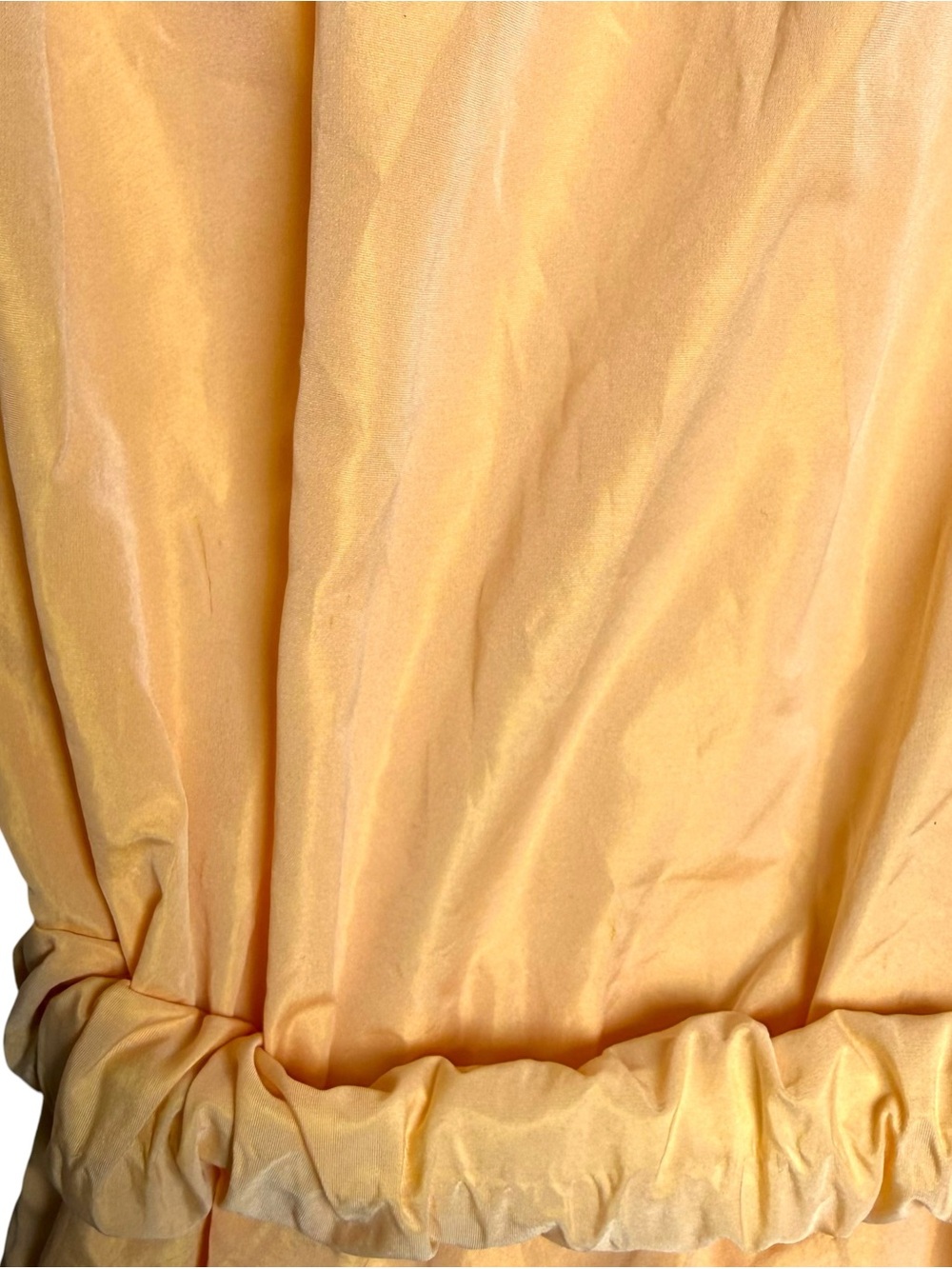 Maje Romey Mini Dress Size 34 XS Apricot Orange Off The Shoulder Gather Taffeta - Picture 10 of 16